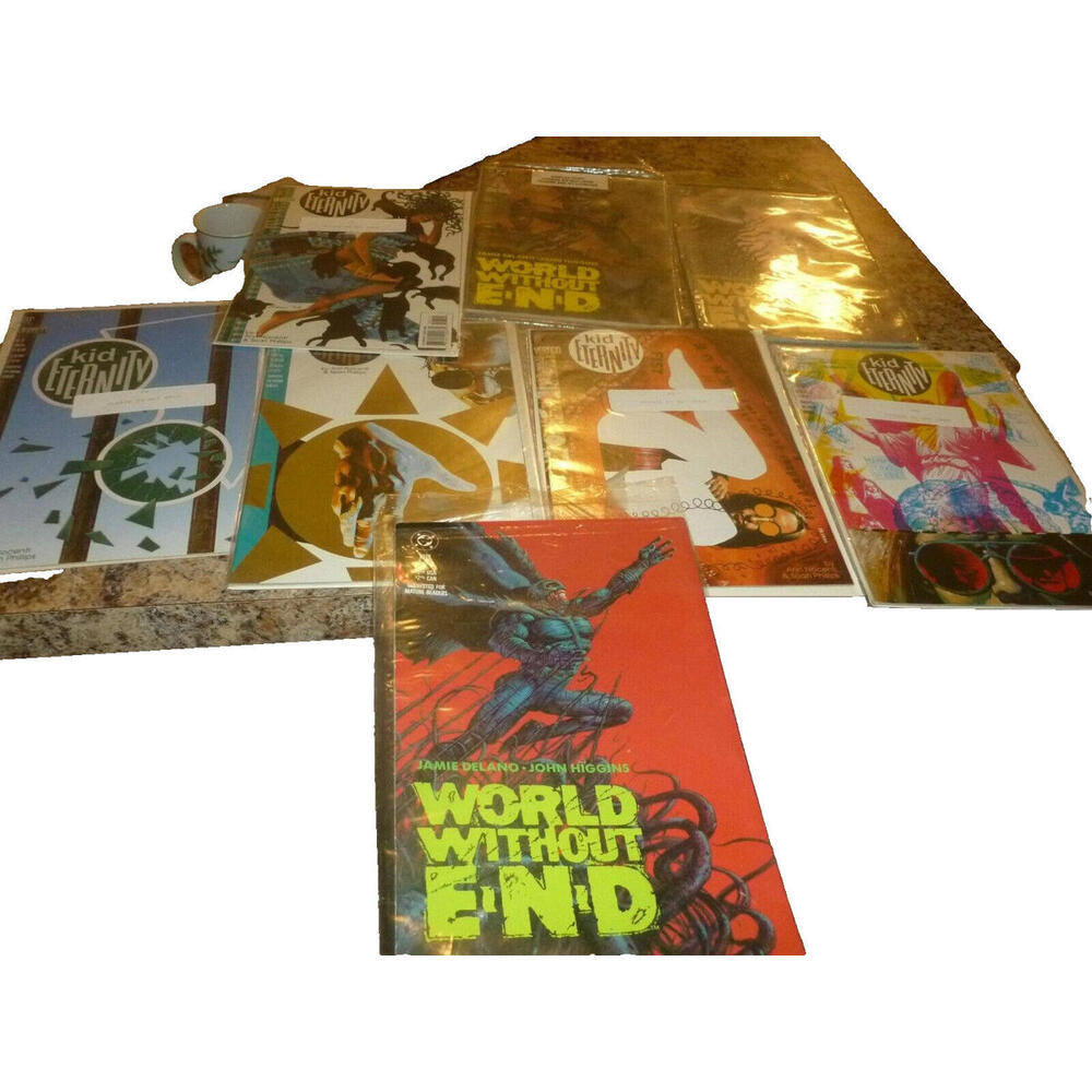 Kid Eternity Ann Nocenti & World Without End Comic Book Lot of 10